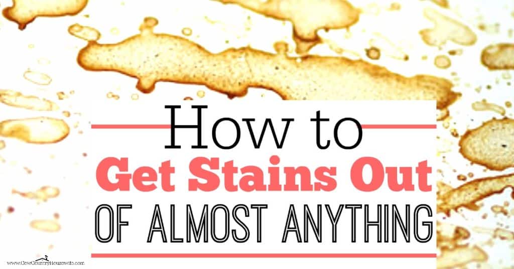 I never knew that you could get stains out like this! I need this for my messy kids!