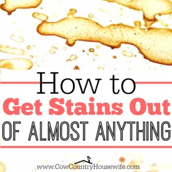 I never knew that you could get stains out like this! I need this for my messy kids!
