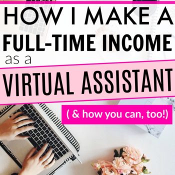 This is AMAZING! She shows you exactly ehst it's like to be a virtual assistant and what it takes to be one for yourself. This girl makes a full-time income from home being a virtual assistant while working part-time hours. She's amazing! Plus, this is REALLY helpful if you want to learn how to do it for yourself! I never even knew that this was possible, but I'm so glad I read this! If you're looking for legit ways to work form home, this is IT! How to Become a Virtual Assistant and Make a Full-Time Income Doing It!