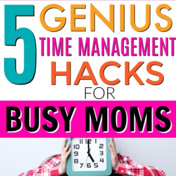 Oh my gosh I LOVE these!! If you're a busy mom, you need to check these out! Seriously, her tips are my favorites! She's a busy mom of 3 kids and she works full-time too, so she knows what she's talking about! You've got to check these time management hacks here. 5 Best Time Management Hacks for Busy Moms!